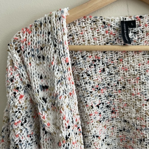 Anthropologie - Moon & Madison Confetti Crochet Cardigan Sweater - Picture 2 of 11